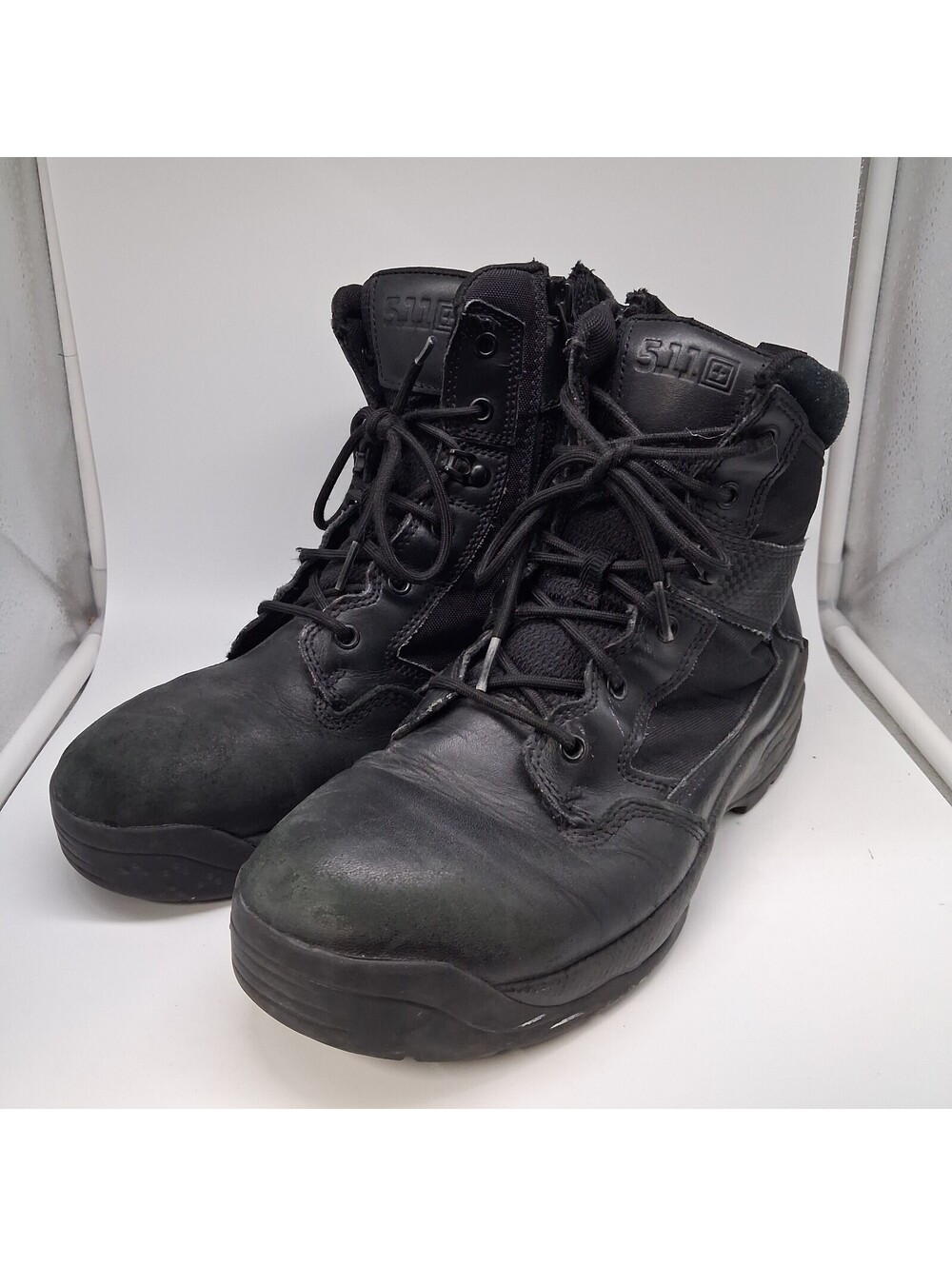 5.11 Tactical ATAC 2.0 6in Side Zip Boots Mens 11 Black Police Duty Work